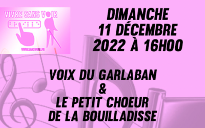 Concert à Martigues en faveur de l’association Vivre Sans Voir